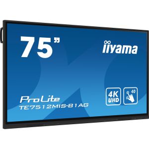 75" iiyama TE7512MIS-B1AG: IPS, 4K UHD, Android, éjjel-nappal TE7512MIS-B1AG