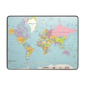 Asztali szőnyeg világtérképpel 40x53cm
