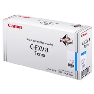 Toner Canon C-EXV8, azúr (cyan), eredeti