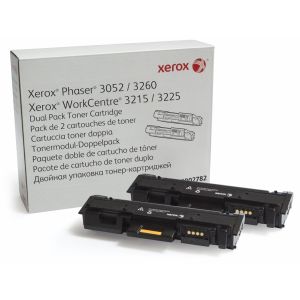 Toner Xerox 106R02782 (3052, 3260, 3215, 3225), kettős csomagolás, fekete (black), eredeti