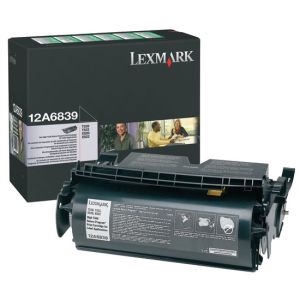 Toner Lexmark 12A6839 (T520, T522), címkenyomtatáshoz, fekete (black), eredeti