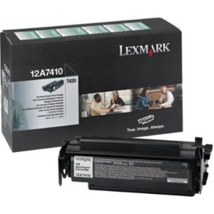 Toner Lexmark 12A7410 (T420), fekete (black), eredeti