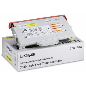 Toner Lexmark 20K1402 (C510), sárga (yellow), eredeti