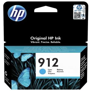 HP 912, 3YL77AE tintapatron, azúr (cyan), eredeti