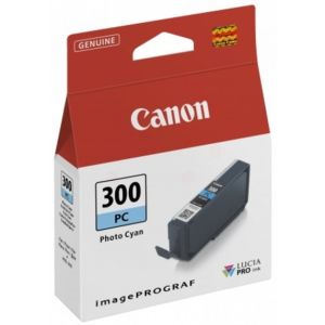 Canon PFI-300PC, 4197C001 tintapatron, fotó azúr (photo cyan), eredeti