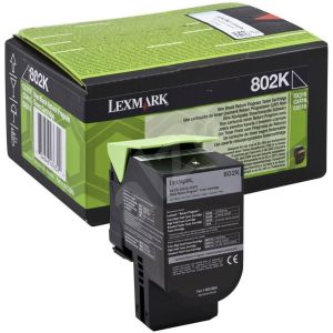 Toner Lexmark 802K, 80C20K0 (CX310, CX410, CX510), fekete (black), eredeti