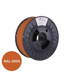 Nyomdafüzér (filament) C-TECH PREMIUM LINE, PLA, sárga-narancs, RAL2000, 1,75 mm, 1 kg 3DF-P-PLA1.75-2000