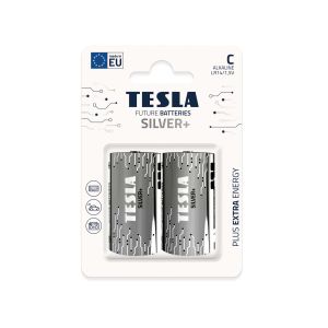 TESLA - akkumulátor C SILVER +, 2db, LR14 13140221