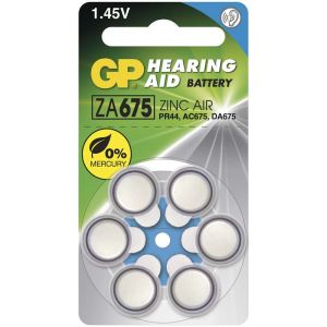 GP ZA675 hallókészülék elemek - 6db 1044067516