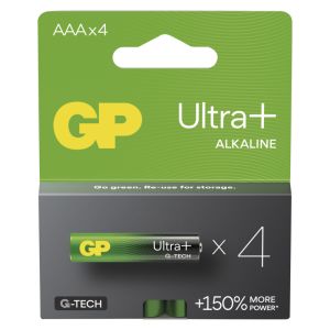 GP Alkáli elem ULTRA PLUS AAA (LR03) - 4 db 1013124000