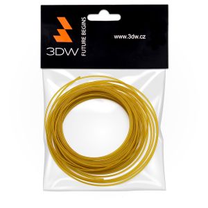 3DW - ABS filament 1,75 mm arany, 10 m, nyomtatás 200-230 ° C D11611
