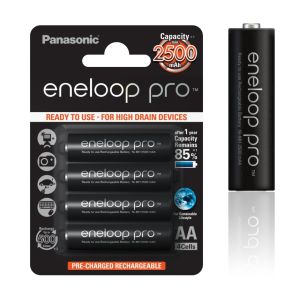 Panasonic Eneloop Pro AA NiMH 1.2V 2500mAh BL4 11486