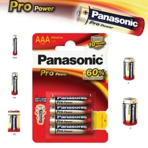 Alkáli elem AAA Panasonic Pro Power LR03 4db 09738