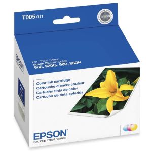 Epson T005 tintapatron, színes (tricolor), eredeti