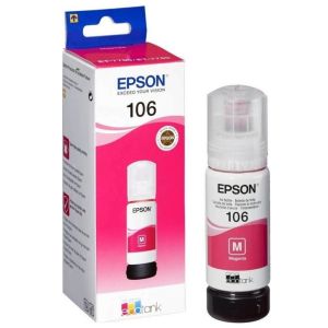 Epson 106, C13T00R340 tintapatron, bíborvörös (magenta), eredeti