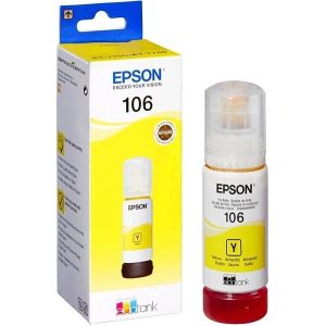 Epson 106, C13T00R440 tintapatron, sárga (yellow), eredeti