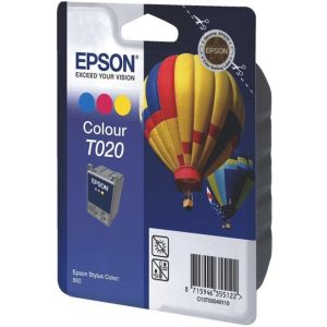 Epson T020 tintapatron, színes (tricolor), eredeti