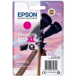 Epson 502 XL, C13T02W34010 tintapatron, bíborvörös (magenta), eredeti