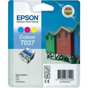 Epson T037 tintapatron, színes (tricolor), eredeti