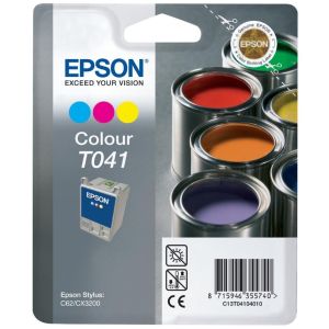 Epson T041 tintapatron, színes (tricolor), eredeti