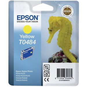 Epson T0484 tintapatron, sárga (yellow), eredeti