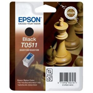 Epson T0511 tintapatron, fekete (black), eredeti