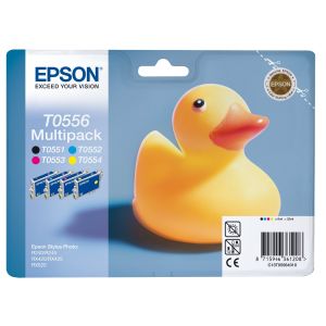 Epson T0556, CMYK, négyes csomagolás tintapatron, többszínű, eredeti