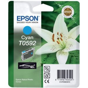 Epson T0592 tintapatron, azúr (cyan), eredeti