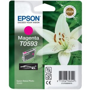 Epson T0593 tintapatron, bíborvörös (magenta), eredeti