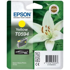 Epson T0594 tintapatron, sárga (yellow), eredeti