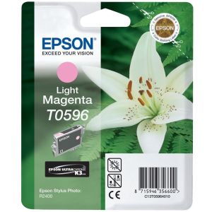 Epson T0596 tintapatron, világos bíborvörös (light magenta), eredeti