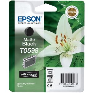 Epson T0598 tintapatron, matt fekete (matte black), eredeti