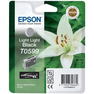 Epson T0599 tintapatron, világos fekete (light black), eredeti