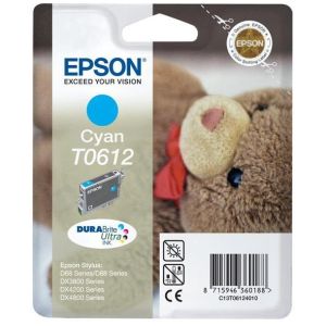 Epson T0612 tintapatron, azúr (cyan), eredeti