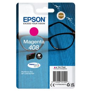 Epson 408, C13T09J34010, T09J340 tintapatron, bíborvörös (magenta), eredeti