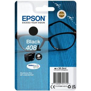 Epson 408L, C13T09K14010, T09K140 tintapatron, fekete (black), eredeti