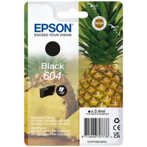 Epson 604, C13T10G14010, T10G140 tintapatron, fekete (black), eredeti