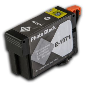Epson T1571 tintapatron, fotó fekete (photo black), alternatív