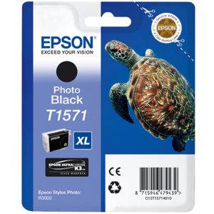 Epson T1571 tintapatron, fotó fekete (photo black), eredeti