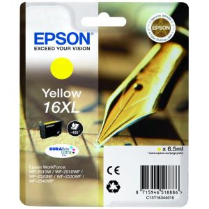 Epson T1634 (16XL) tintapatron, sárga (yellow), eredeti