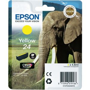 Epson T2424 (24) tintapatron, sárga (yellow), eredeti