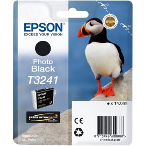 Epson T3241 tintapatron, fotó fekete (photo black), eredeti