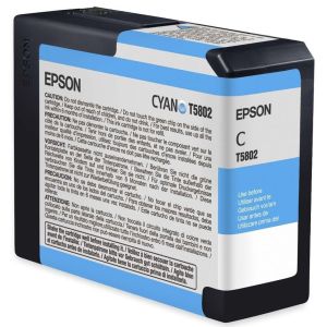 Epson T5802 tintapatron, azúr (cyan), eredeti