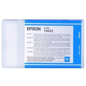 Epson T6022 tintapatron, azúr (cyan), eredeti