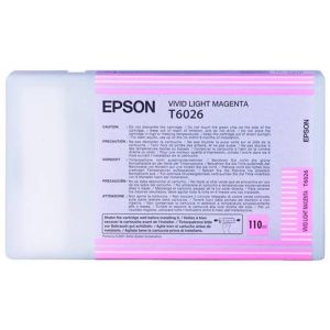 Epson T6026 tintapatron, világos bíborvörös (light magenta), eredeti