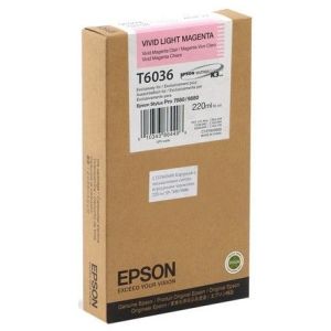 Epson T6036 tintapatron, világos bíborvörös (light magenta), eredeti