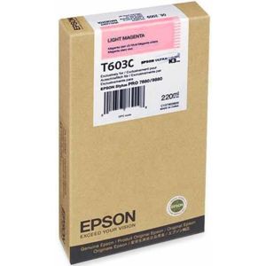 Epson T603C tintapatron, világos bíborvörös (light magenta), eredeti