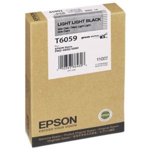 Epson T6059 tintapatron, világos fekete (light black), eredeti