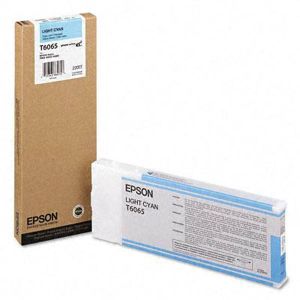 Epson T6065 tintapatron, világos azurkék (light cyan), eredeti