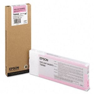 Epson T6066 tintapatron, világos bíborvörös (light magenta), eredeti
